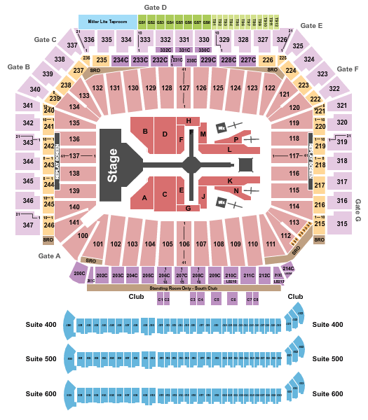 Ford Field The Weeknd Seating Chart